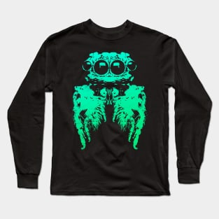 Big Eyes - Green Long Sleeve T-Shirt